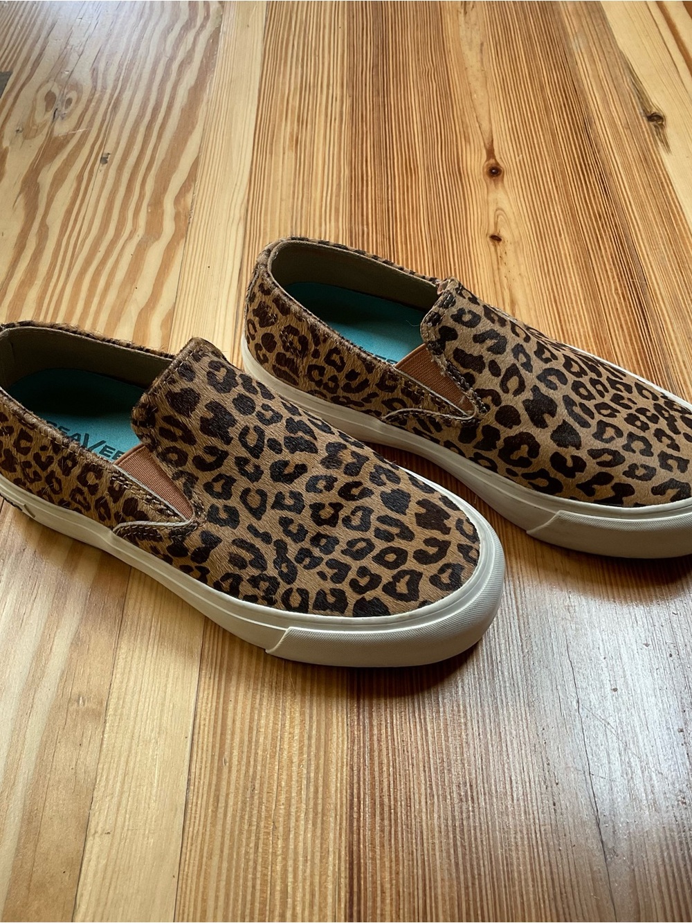 SeaVees Leopard Platform Mulholland Sneakers ~ Size 6.5 - Picture 4 of 6